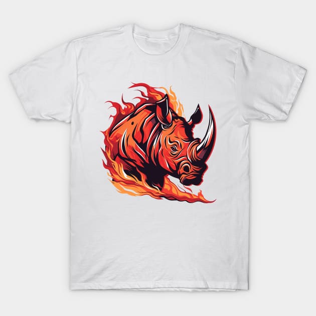 rhinoceros T-Shirt by skatermoment